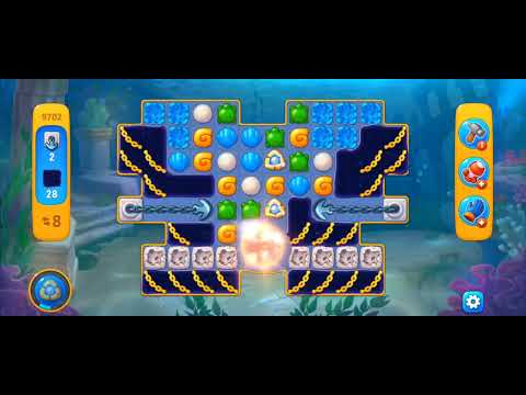 Fishdom Easy Level 9702 (with lightning and bomb boosters) @choraelmin