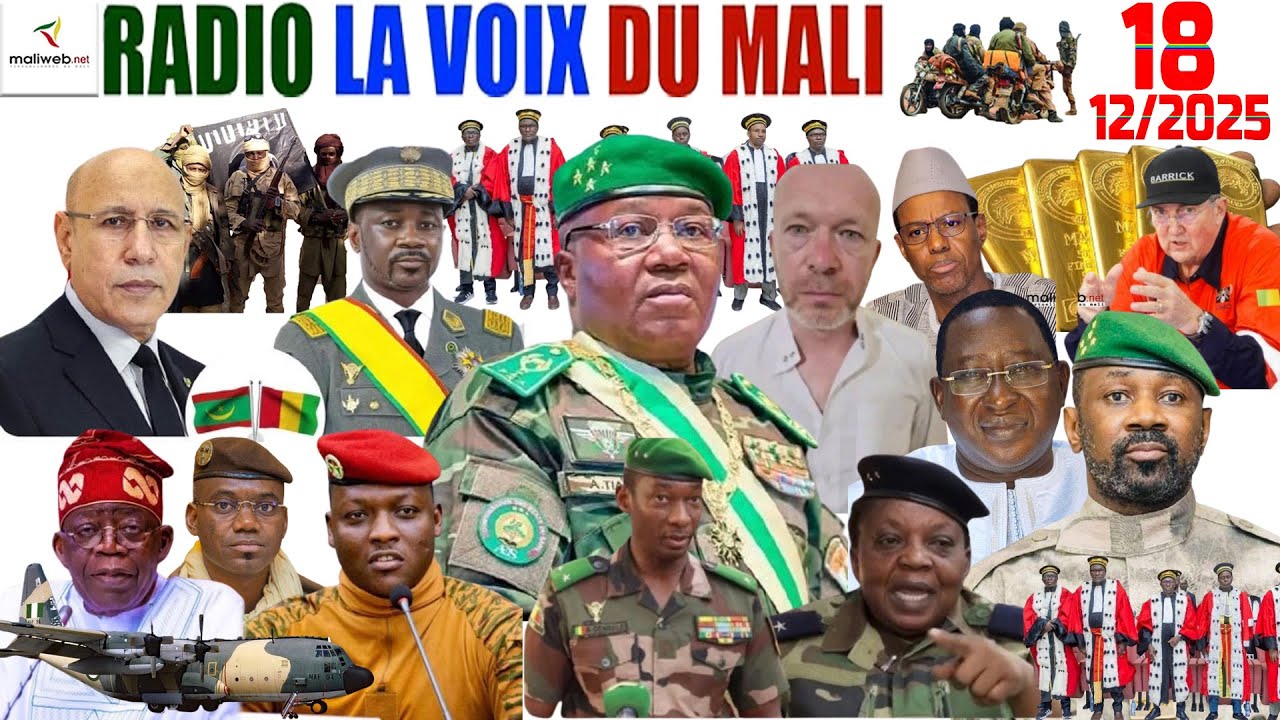 La Revue de Presse de la RADIO LA VOIX DU MALI du 18 décembre 2025