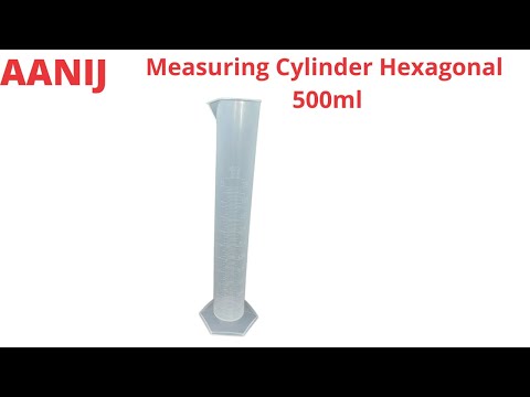 Aanij polypropylene measuring cylinder hexagonal base, for l...