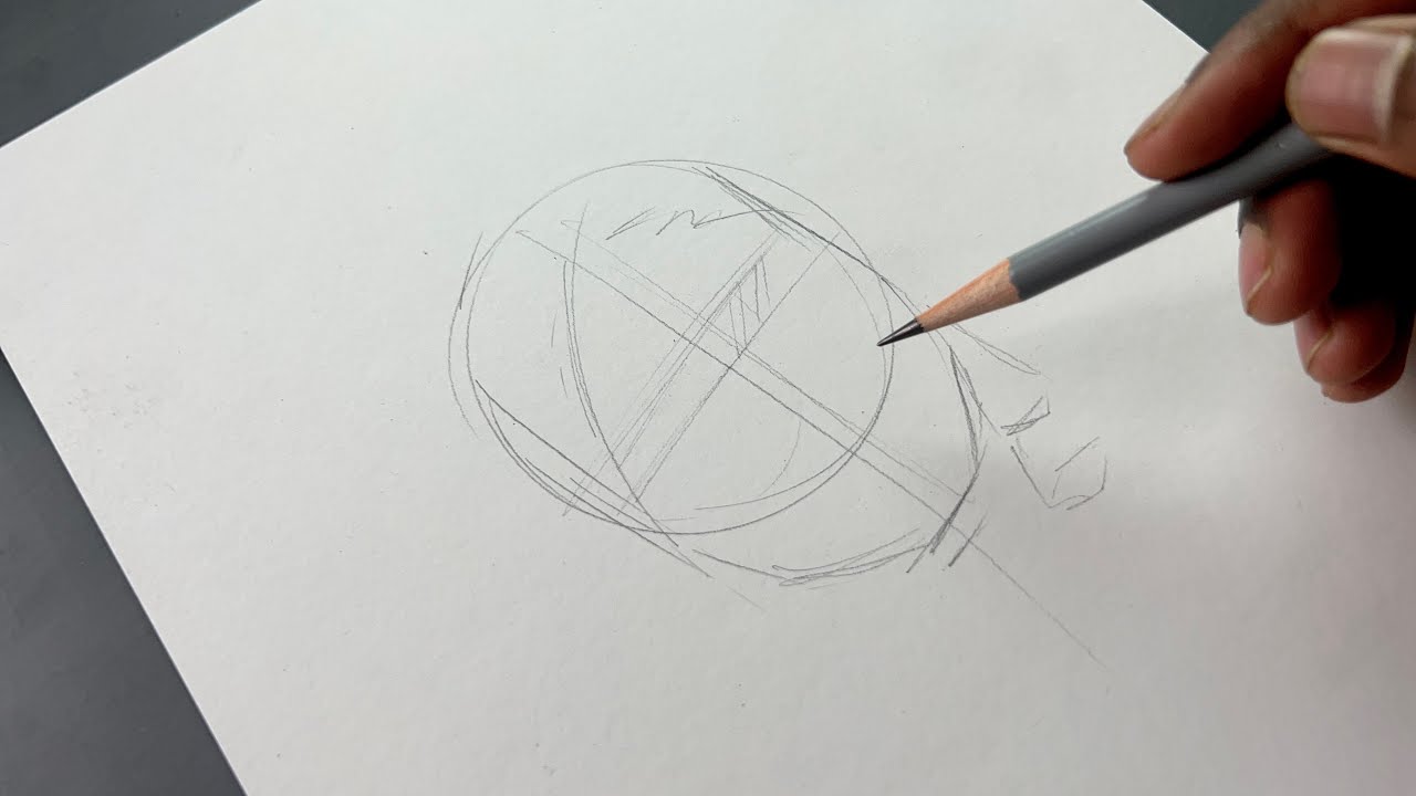 Beautiful face in small size (artistic approach) step by step tutorial