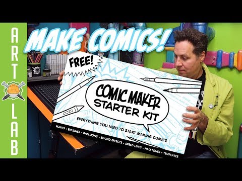How To Make Comics With The FREE Starter Kit!