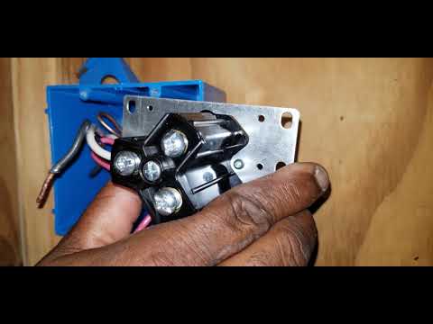 How to install a 3wire 30amp dryer outlet