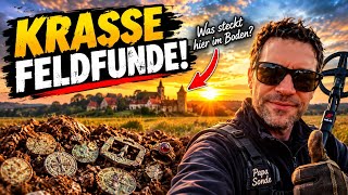 Was finde ich mit dem Metalldetektor auf den alten Feldern vor der Stadt!! 🤑😱