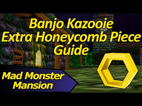 Collecting Extra Honeycomb Pieces on Mad Monster Mansion - Banjo Kazooie Extra Honeycomb Piece Guide