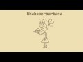 Rhabarberbarbara with translation