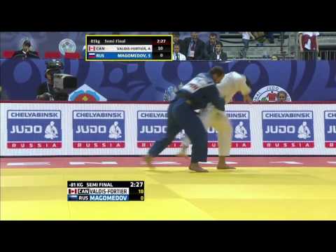 Antoine Valois-Fortier vs Sirazhudin Magomedov Grand-Slam Tyumen 2015