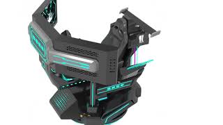 VR Racing Simulator: 3Dof 3 Screen VR Gaming Experience