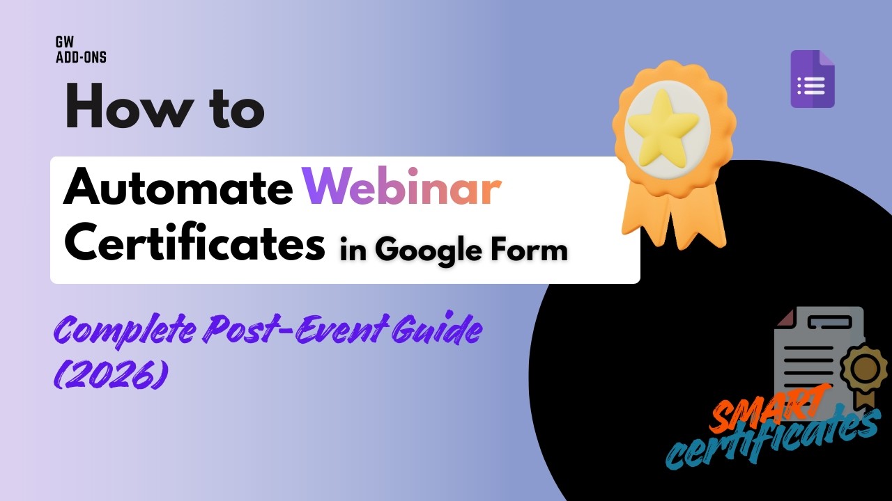 How to Automate Webinar Certificates: The Complete Post-Event Guide (2026)