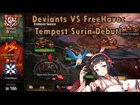 Epic 7 Guild War: Deviants VS FreeHavoc - Tempest Surin Debut!