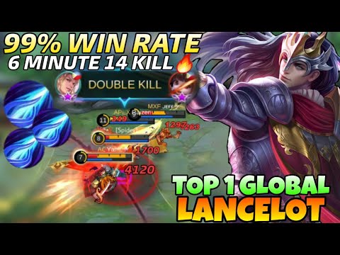 INSANE DAMAGE! 99% Win Rate LANCELOT crazy Outplay!  | Top 1 Global Lancelot | Mobile legends
