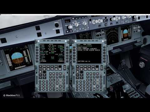 FSLabs A320-X Basics: Secondary Flightplan and Fix Info functions