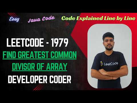 Find Greatest Common Divisor Of Array Leetcode 1979 Java Code Developer Coder
