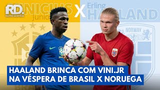 Haaland brinca com vini.jr após meme das branquelas viralizar | Rastro da Notícia