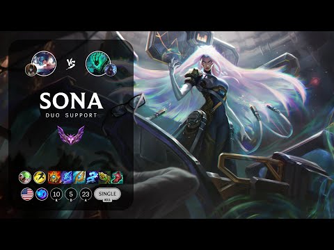 Sona Support vs Thresh - NA Master Patch 13.10