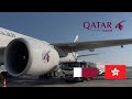 Qatar Airways B777 300ER ECONOMY Class Doha To Hong Kong QR816 Trip Report