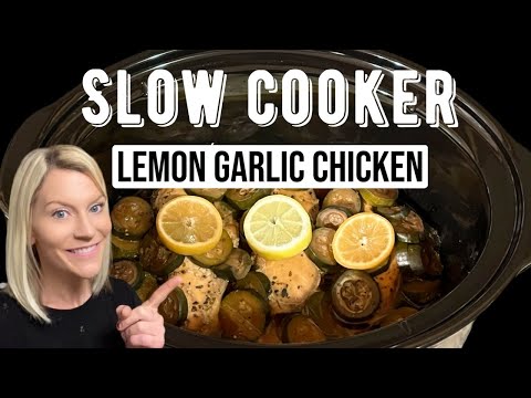 Easy Slow Cooker Chicken Recipe! Healthy Crock Pot Dinner