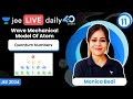 Wave Mechanical Model Of Atom L1 Quantum Numbers Jee2024 Jee2025 Jeechemistry Monicabedi