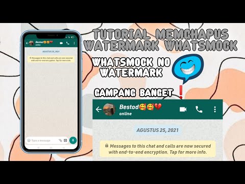 TUTORIAL MENGHAPUS WATERMARK WHATSMOCK!GAMPANG BANGET