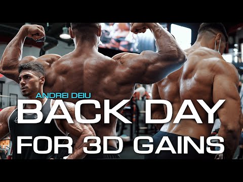 BACK DAY  - ANDREI DEIU - GET 3D GAINS - TRAIN WITH ME !