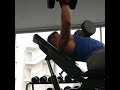 インクラインリバースダンベルフライ 30kg