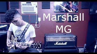 Video thumbnail for Marshall MG100HDFX Half Stack by Aaron Aranda