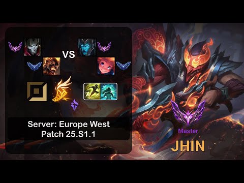 Jhin ADC + Brand vs Kalista + Zoe - EUW Master - Patch 25.S1.1