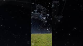 finding moon on the stellarium app