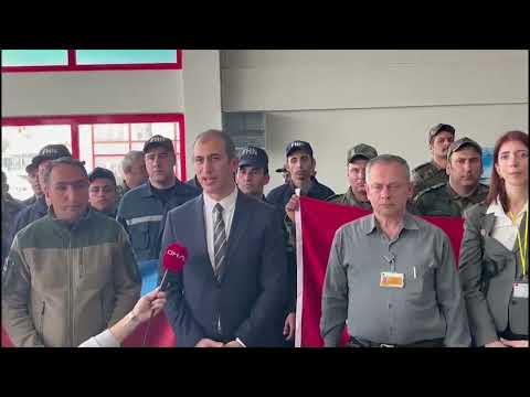 FHN-in Türkiyədə olan çevik xilasetmə qüvvələrinin növbəti qrupu ölkəmizə yola düşüb