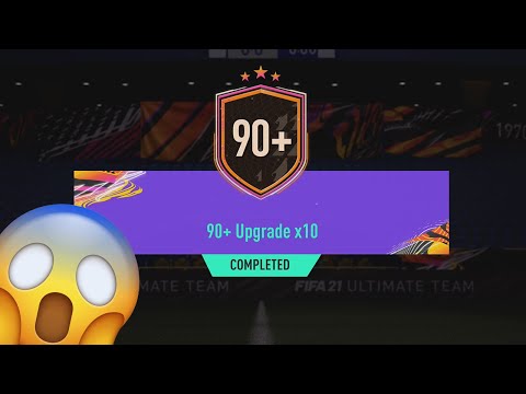 NEW 90+ UPGRADE X10 PACK! FIFA 21 90+ UPGRADE X10 SBC COMPLETE