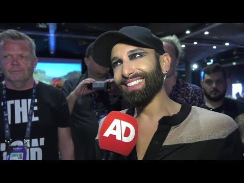 Oud winnaar Conchita Wurst  'Ik wil wel naar Amsterdam'