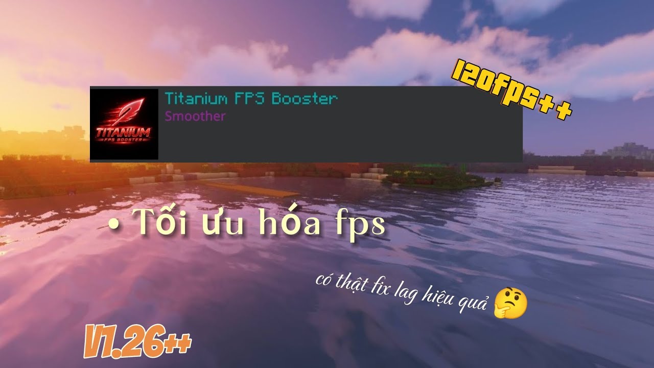 Pack siêu fix lag Ttanium ✅ v1.26++ | Công mờ xê 
