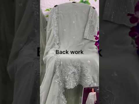 Hoor Tex H-92 Faux Georgette Wholesale Pakistani Salwar Suit Catalog – product video thumbnail