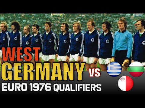 WEST GERMANY 🇩🇪 Euro 1976 Qualification All Matches Highlights | Road to Yugoslavia