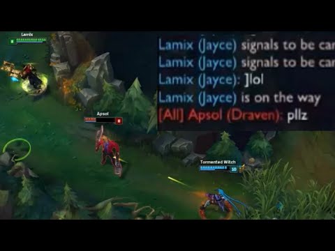 DOES THIS DRAVEN LIVE? / Jayce Support / League of legends