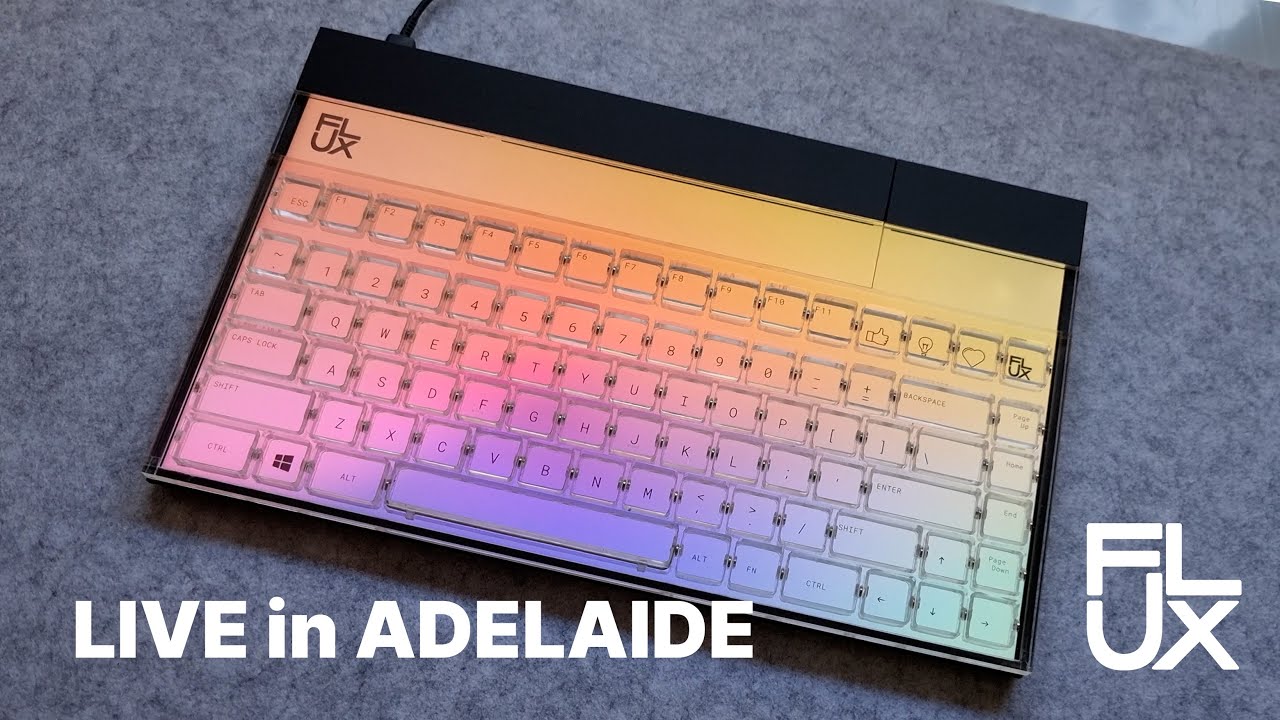 Flux Keyboard - LIVE in Adelaide - YouTube