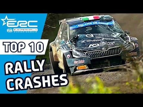 Top 10 Crashes Of The 2022 ERC Season