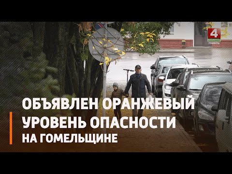 Оранжевый уровень опасности сохранится в Беларуси 4 октября видео
