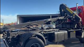 MAN 18.192 4x4 - 3 way Cable system with crane kábelrendszer teherautó | Kép 4 - Autoline