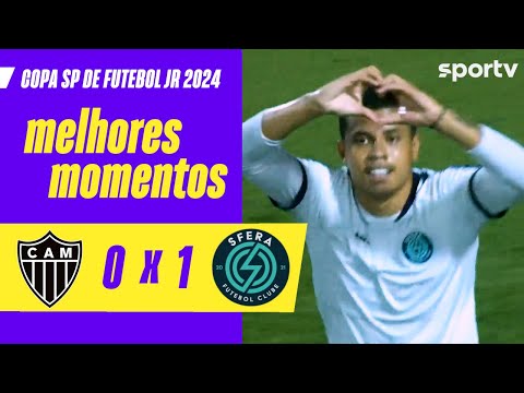 Gols e lances de Atlético Mineiro x Sfera