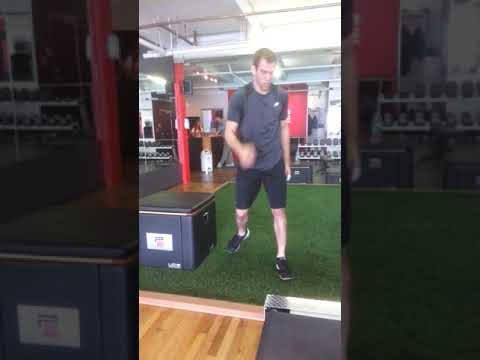 Working with Olympic Bronze medalist judoka Antoine Valois Fortier doinghybrid metabolic training.