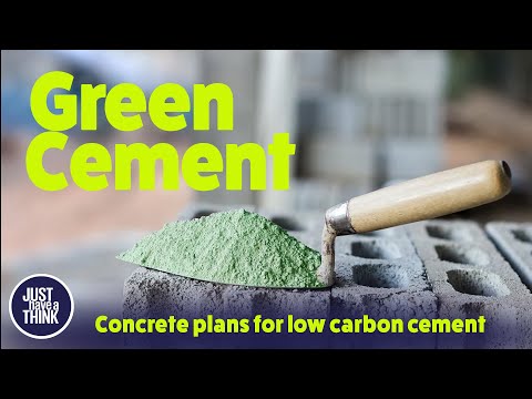 How to make concrete green!