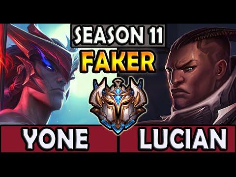 T1 Faker YONE vs LUCIAN [ MID ] Patch 10.25 Ranked Korea ✅