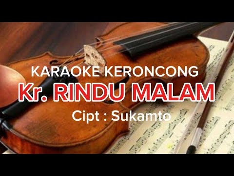 Kr. RINDU MALAM | KARAOKE