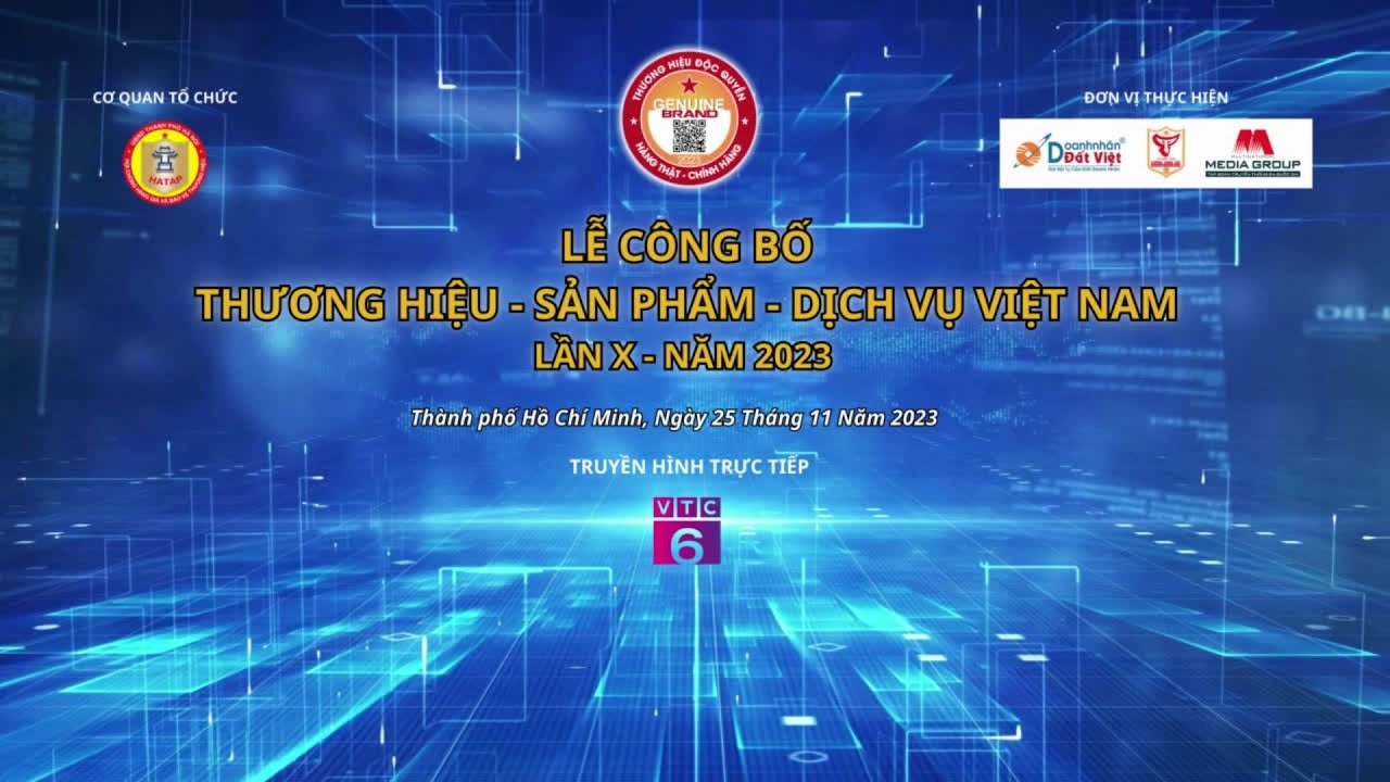 Thương hiệu – Sản phẩm – Dịch vụ Việt Nam. Lần X – năm 2023