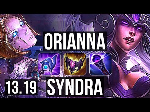 ORIANNA vs SYNDRA (MID) | Rank 1 Ori, 9/2/9, Rank 20 | JP Challenger | 13.19