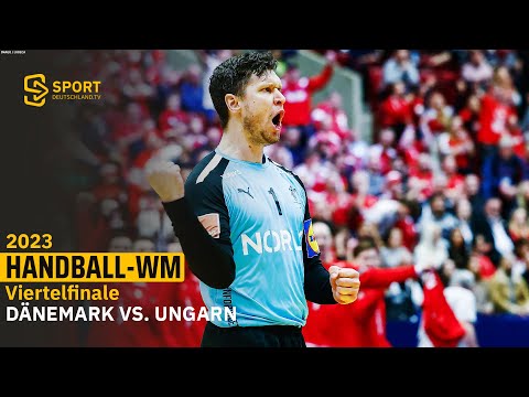Re-Live: Machtdemonstration im Viertelfinale - Dänemark vs. Ungarn | SDTV Handball