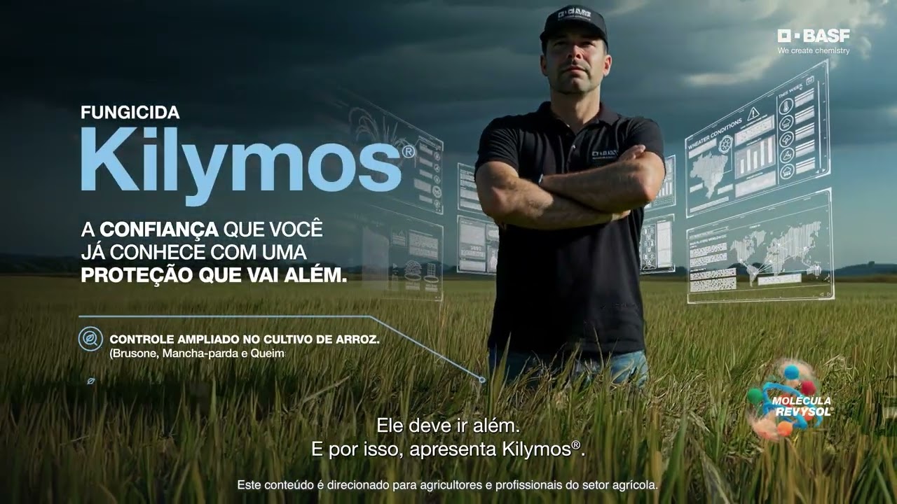 Kilymos®:o fungicida BASF para o manejo de doenças no arroz
