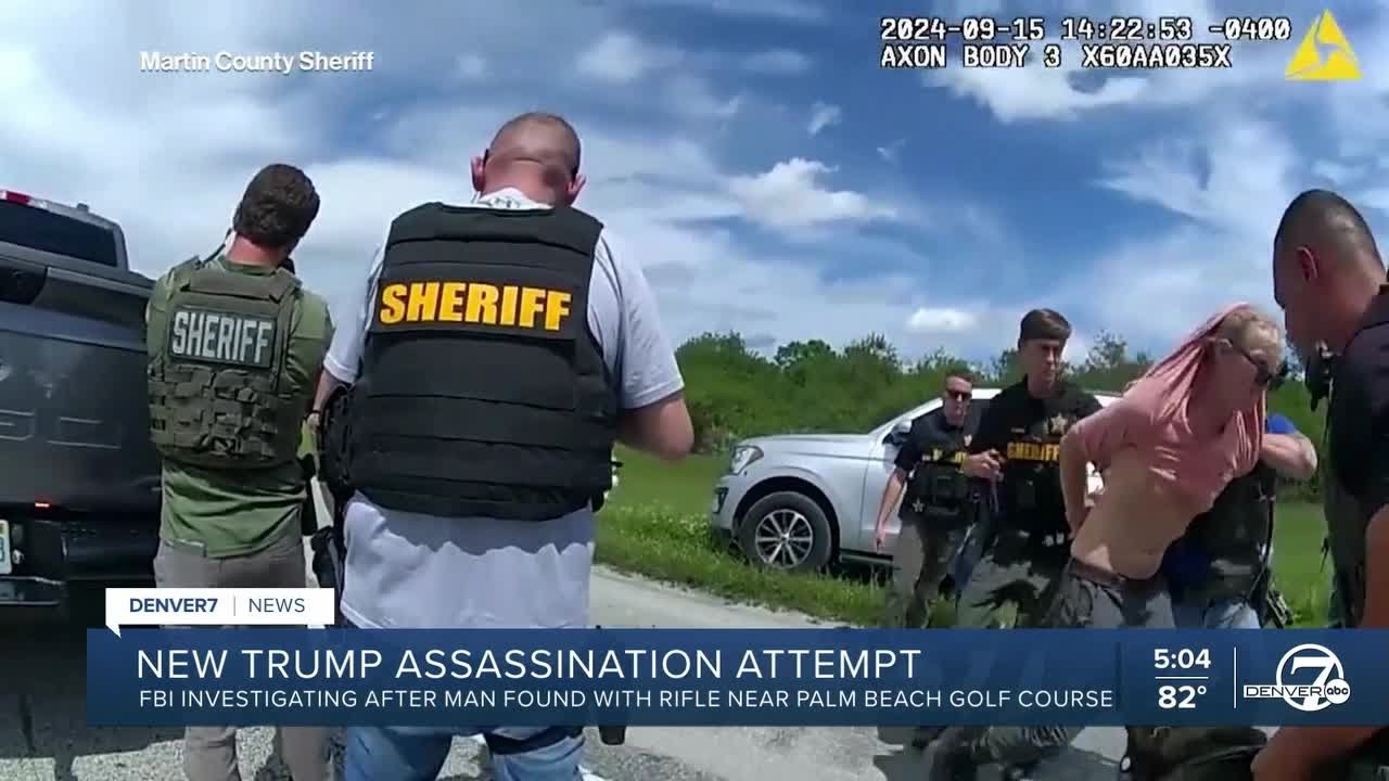 New video showing arrest of suspect accused in alleged Trump assassination attempt