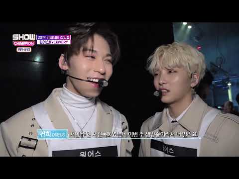 190123 ONEUS & VERIVERY Show Champion Backstage