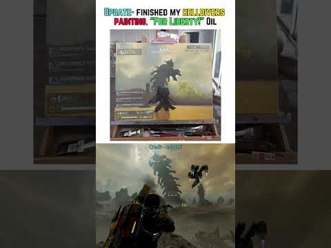 Update: Finished My Helldivers Painting - Helldivers 2 #shorts